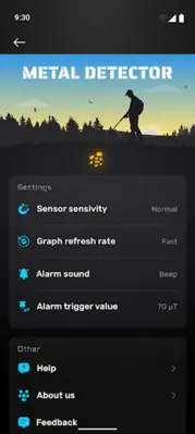 Metal Detector android App screenshot 2